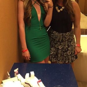 Spring green forever 21 mini dress